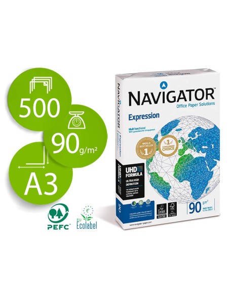 Papel fotocopiadora navigator din a3 90 gramos...