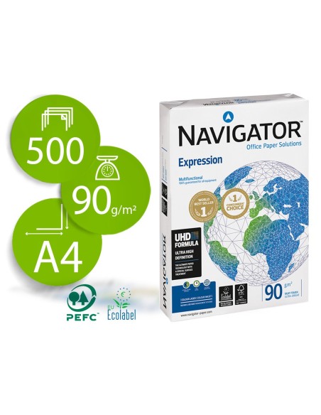 Papel fotocopiadora navigator din a4 90 gramos...