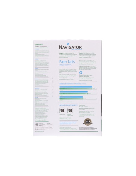 Papel fotocopiadora navigator din a4 80 gramos...