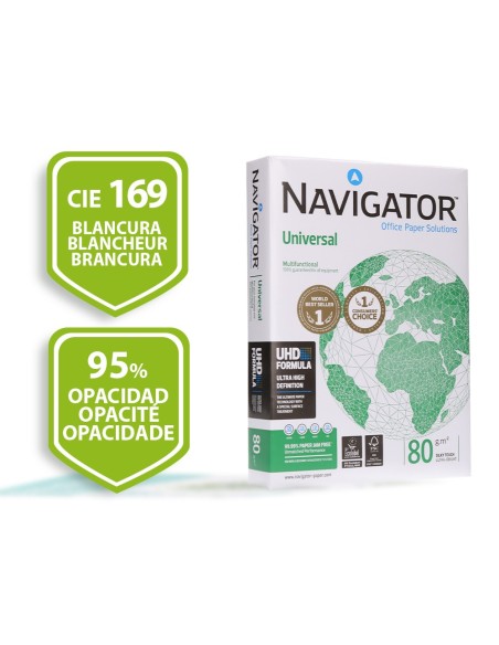 Papel fotocopiadora navigator din a4 80 gramos...
