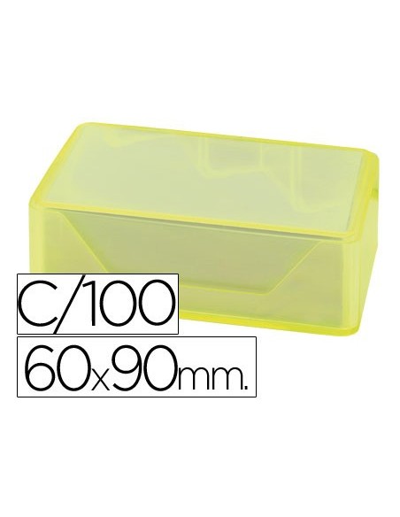 Tarjeta de visita liderpapel 90x60mm blanca...