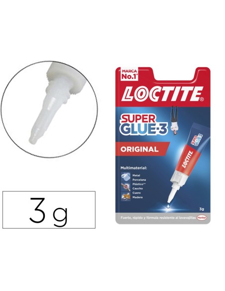 Pegamento loctite 3 gr adhesivo instantaneo...