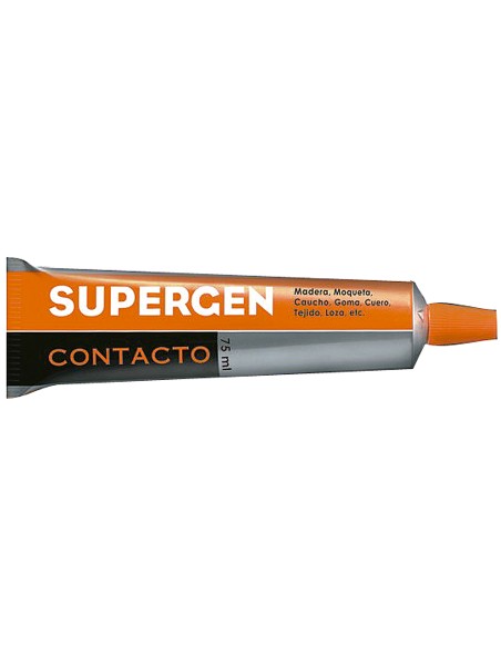 Pegamento supergen contacto 75 ml unidad