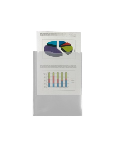 Carpeta liderpapel dossier dos bolsas canguro...