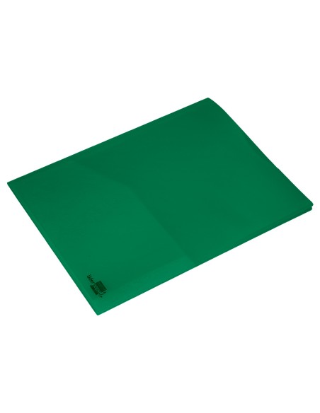 Carpeta liderpapel dossier dos bolsas canguro 45683 polipropileno din a4 verde