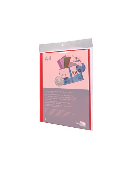 Carpeta liderpapel dossier dos bolsas canguro...
