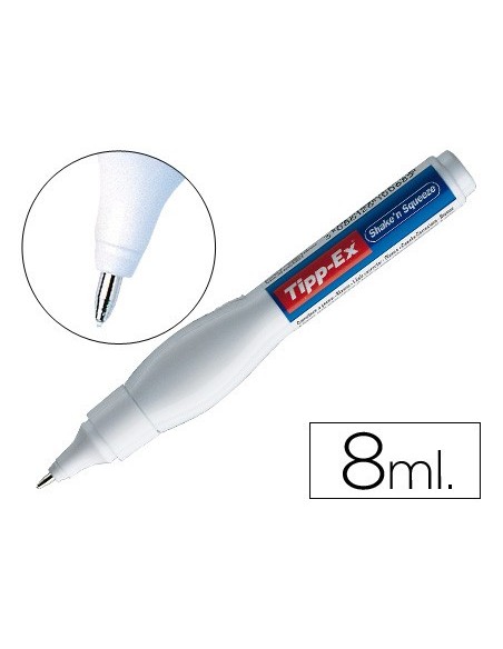 Corrector tipp-ex lapiz shake'n squeeze con...