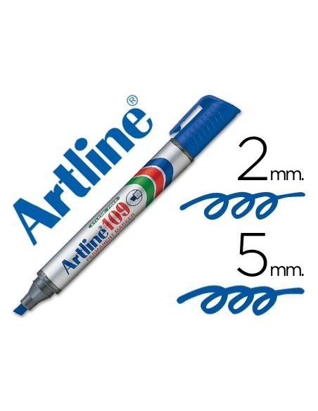Rotulador artline marcador permanente 109 azul...