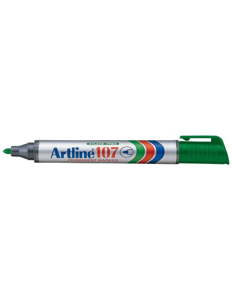 Rotulador artline marcador permanente 107 verde...