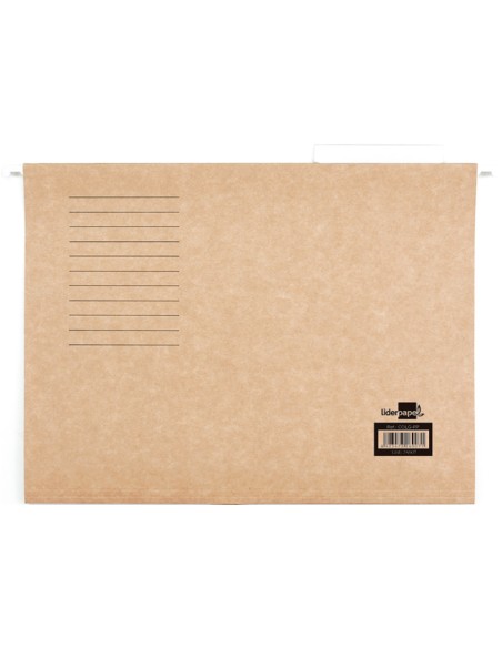 Carpeta colgante liderpapel a4 kraft