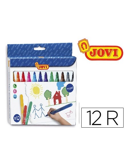 Rotulador jovi maxi 13 mm caja de 12 unidades...