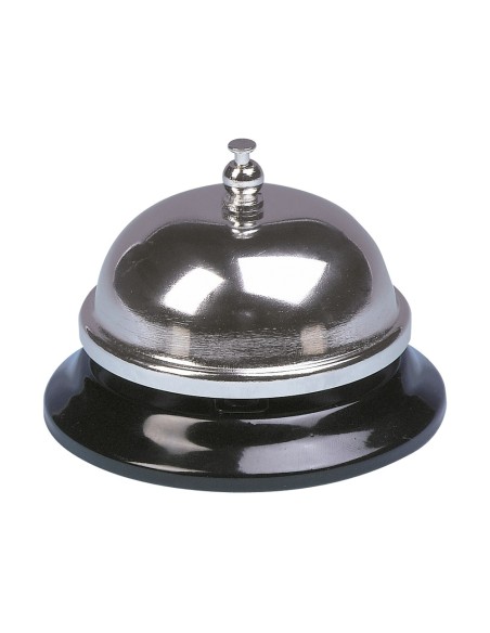 Timbre recepcion q-connect metalico 85x55 mm