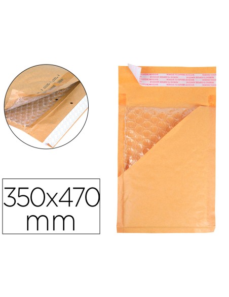 Sobre burbujas crema q-connect k/7 350 x 470 mm