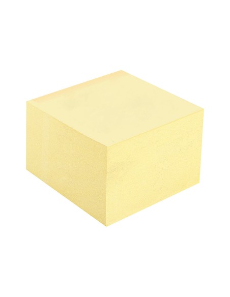 Bloc de notas adhesivas quita y pon q-connect 76x76 mm amarillo con 400 hojas