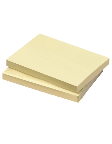 Bloc de notas adhesivas quita y pon q-connect 76x102 mm con 100 hojas