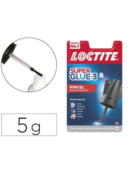 Pegamento loctite 5 gr aplicador de pincel...