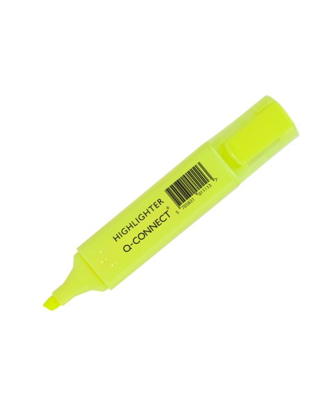 Rotulador q-connect fluorescente surtido caja de 4 unidades colores surtidos