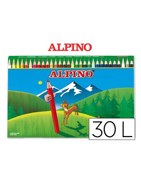 Lapices de colores alpino 659 caja de 30...