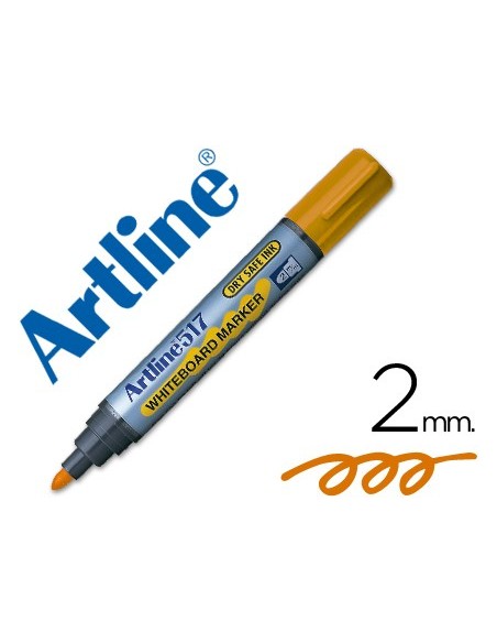 Rotulador artline pizarra ek-517 naranja punta...