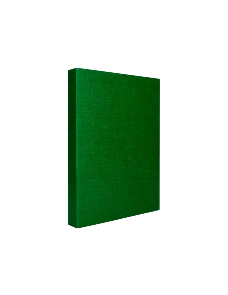 Carpeta de 4 anillas 25mm mixtas liderpapel folio cartonforrado paper coat verde