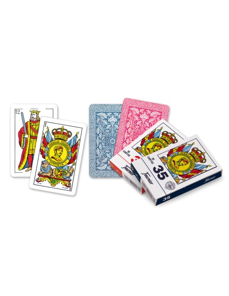 Baraja fournier española nº32 caras catalanas 50 cartas