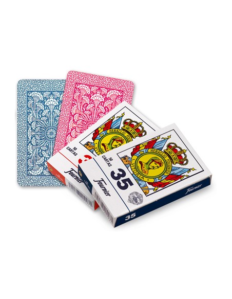 Baraja fournier española nº32 caras catalanas 50 cartas