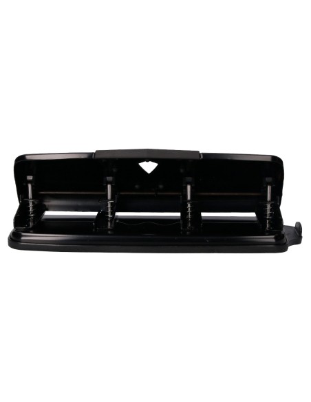 Taladrador q-connect kf01238 negro 4 taladros abertura 1,6 mm capacidad 16 hojas