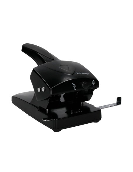 Taladrador q-connect kf01237 negro abertura 6,5 mm capacidad 65 hojas