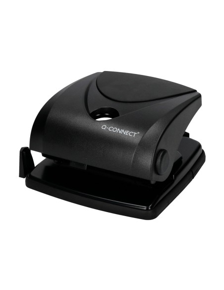 Taladrador q-connect kf01235 negro abertura 2,7 mm capacidad 27 hojas