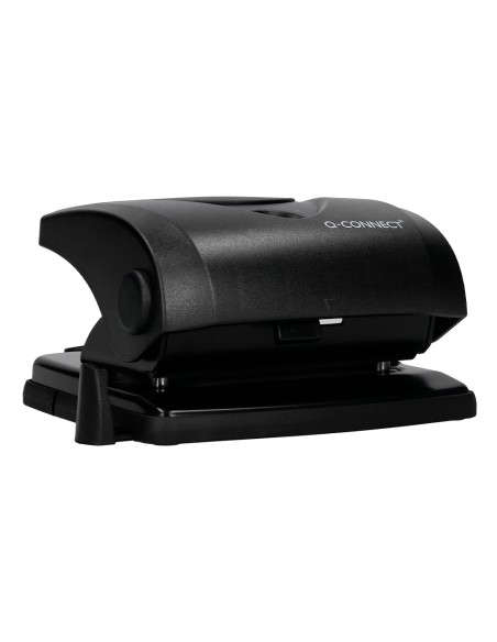 Taladrador q-connect kf01235 negro abertura 2,7 mm capacidad 27 hojas