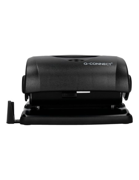 Taladrador q-connect kf01235 negro abertura 2,7 mm capacidad 27 hojas