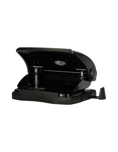 Taladrador q-connect kf01234 negro abertura 2 mm capacidad 20 hojas