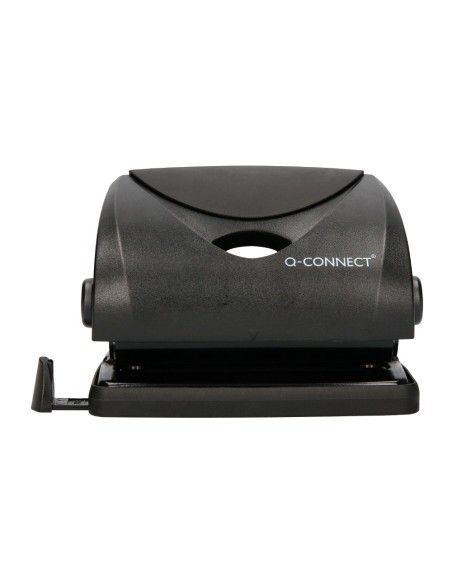 Taladrador q-connect kf01234 negro abertura 2 mm capacidad 20 hojas