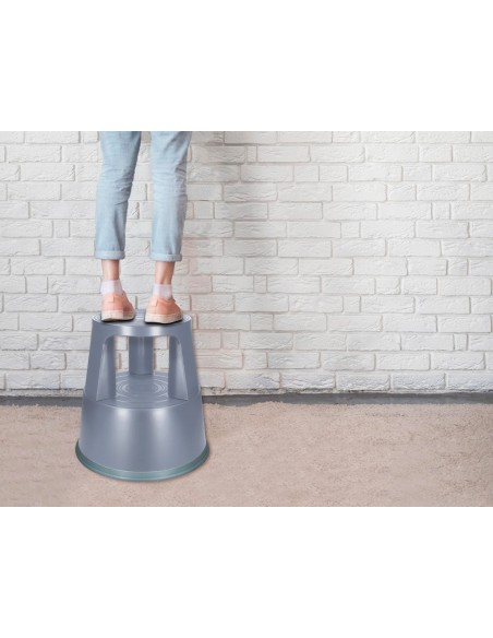 Taburete q-connect ruedas retractiles tres...