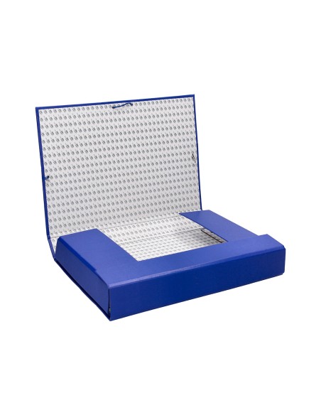 Carpeta proyectos liderpapel folio lomo 70mm carton forradoazul