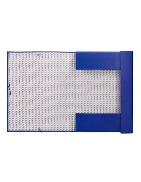 Carpeta proyectos liderpapel folio lomo 70mm carton forradoazul