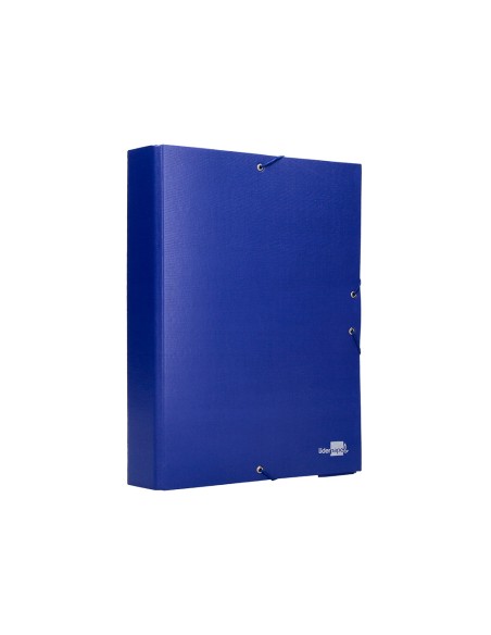 Carpeta proyectos liderpapel folio lomo 70mm carton forradoazul
