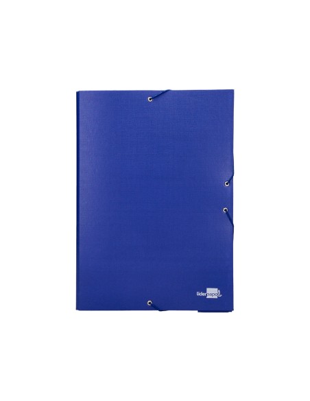 Carpeta proyectos liderpapel folio lomo 70mm carton forradoazul