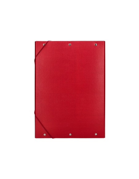 Carpeta proyectos liderpapel folio lomo 70mm carton forradoroja