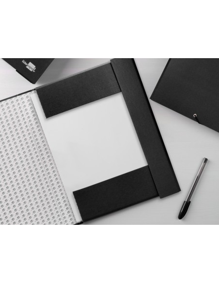 Carpeta proyectos liderpapel folio lomo 70mm carton forradonegra