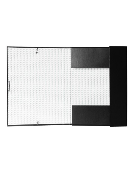 Carpeta proyectos liderpapel folio lomo 30mm carton forrado negra