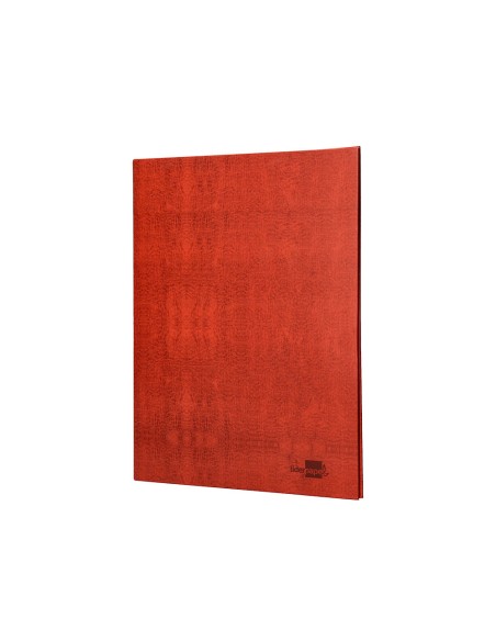 Carpeta de 4 anillas 40mm mixtas liderpapel folio carton cuero forrado compresor plastico