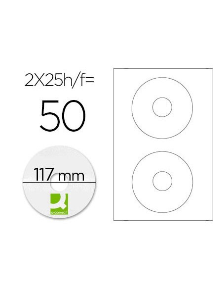 Etiqueta adhesiva q-connect kf01579 -tamaño...