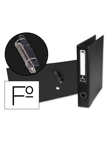 Carpeta de 2 anillas 40mm mixt as liderpapel...