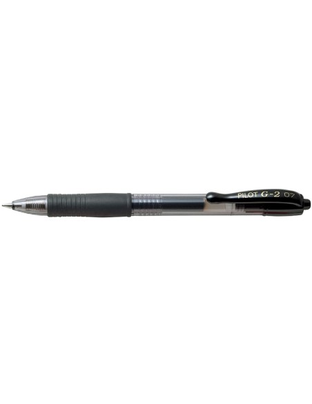 Boligrafo pilot g-2 negro tinta gel retractil...