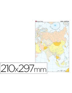 Mapa mudo color din a4 asia... 2