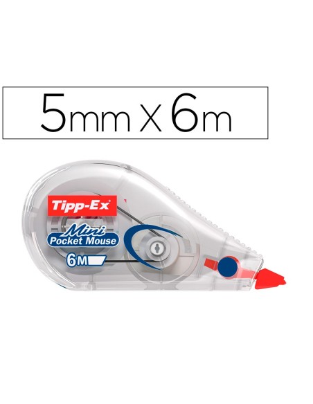 Corrector tipp-ex cinta mini mouse 5 mm x 6 mt