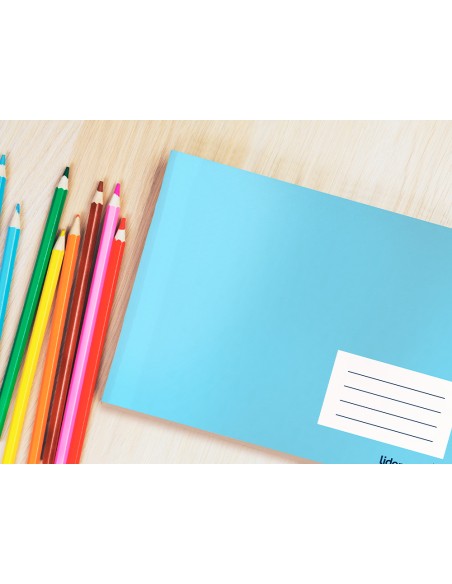 Libreta liderpapel smart a5 apaisado 32h 60g/m2 cuadro 4mmcon margen