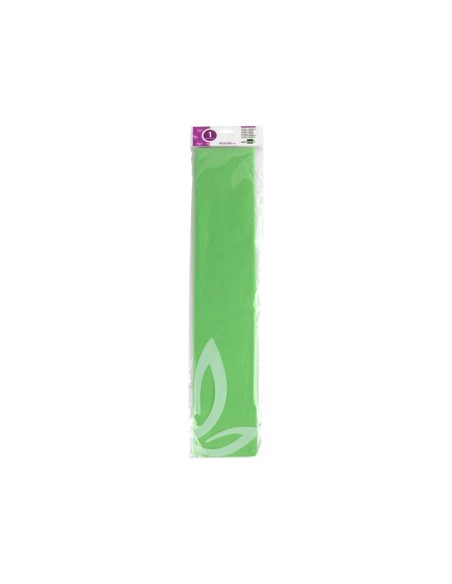Papel crespon liderpapel 50 cm x 2.5m 34g/m2 verde claro