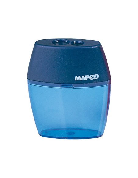 Sacapuntas maped plastico 1 uso con deposito...